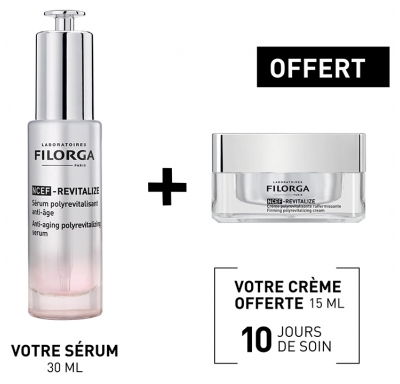 Filorga NCEF - REVITALIZE Sérum 30 ml + Crème Raffermissante 15 ml Offert