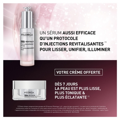 Filorga NCEF - REVITALIZE Sérum 30 ml + Crème Raffermissante 15 ml Offert
