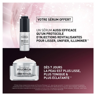 Filorga NCEF - REVITALIZE Crème Raffermissante 50 ml + Sérum 5 ml Offert