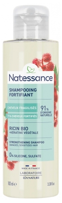 Natessance Krepilni šampon z ricinusovim oljem 100 ml