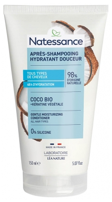 Natessance Balsam Extra-Delicat cu Cocos și Keratină Vegetală 150 ml