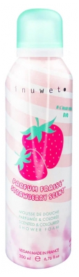 Inuwet Mousse de Douche Parfumée & Colorée Fraise 200 ml