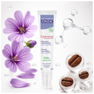 Eau Thermale Jonzac Sublimactive Moden Hud Glød og Faste Øjenpleje Bio 15 ml