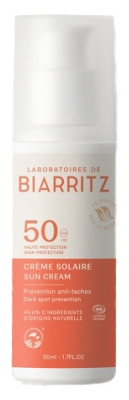 Laboratoires de Biarritz Crème Solaire Visage SPF50 Bio 50 ml