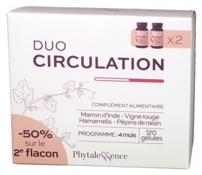 Phytalessence Circulation Lot de 2 x 60 Gélules