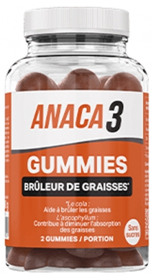 Anaca3 Gummies Brûleur de Graisses 60 Gummies