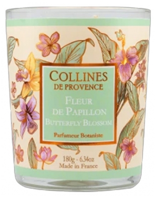 Collines de Provence Les Estivales Bougie Parfumée 180 g - Senteur : Fleur de Papillon