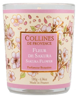 Lumânare Parfumată Collines de Provence Les Estivales 180 g - Parfum: Floare Sakura