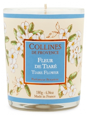 Collines de Provence Les Estivales Bougie Parfumée 180 g - Senteur : Fleur de Tiaré