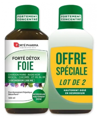 Forté Pharma Forté Détox Foie Lot de 2 x 500 ml