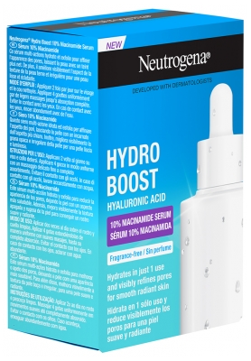 NeutrogenaHydro Boost Serum 10% Niacinamida 30 ml