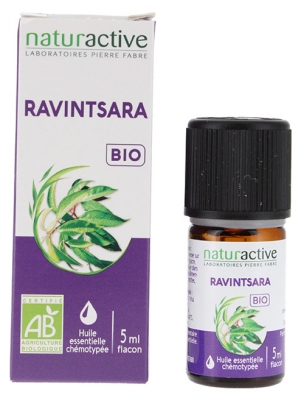 Naturactive Huile Essentielle Ravintsara (Cinnamomum camphora (L) J.Prest.) Bio 5 ml