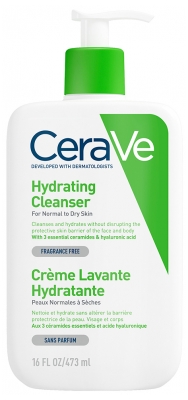 CeraVe Crème Lavante Hydratante 473 ml