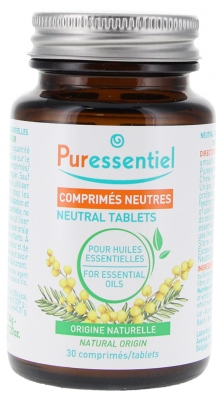 Puressentiel Compresse Neutre per oli Essenziali 30 Compresse