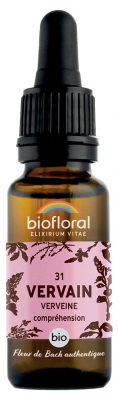 Biofloral Fleurs de Bach 31 Vervain Bio 20 ml