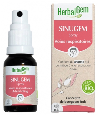 HerbalGem Sinugem Bio Purškalas 15 ml