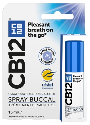 CB12 Spray Orale Senza Alcool Alla Menta 15 ml