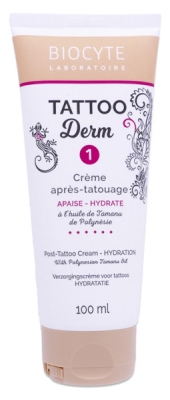 Biocyte Tattoo Derm 1 Crème Après Tatouage Apaise et Hydrate 100 ml