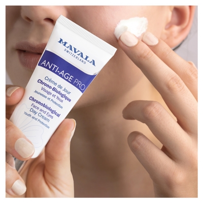 Mavala SkinSolution Anti-Age Pro Crème de Jour Chrono-Biologique Visage et Yeux 45 ml