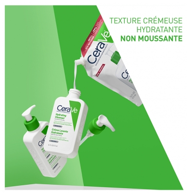 CeraVe Crème Lavante Hydratante Éco-Recharge 473 ml