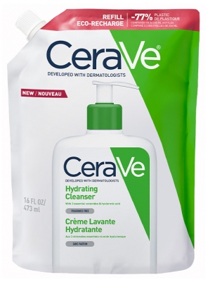 CeraVe Mitrinošais Mazgāšanas Krēms Eco-Uzlāde 473 ml