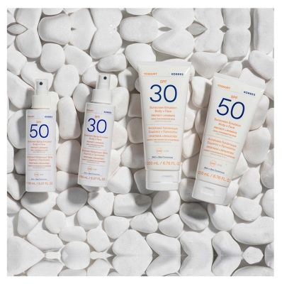 Korres Yoghurt Zonverzorging Lichaam & Gezicht Emulsie SPF50 200 ml