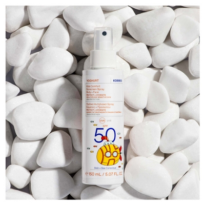 Spray Solar Confort cu Iaurt Korres Copii Corp & Față SPF50 150 ml