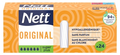 Nett Original Proteção Ótima 24 Tampões Super Plus