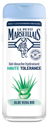 Le Petit Marseillais Gel Douche Hydratant Haute Tolérance Aloe Vera Bio 400 ml