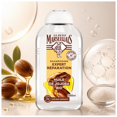 Le Petit Marseillais Shampoing Expert Réparation Jojoba 250 ml