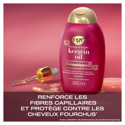 Ogx Après-Shampoing Huile de Kératine 385 ml