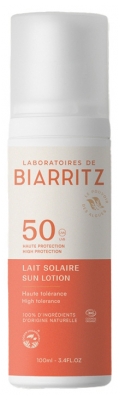 Laboratoires de Biarritz Lait Solaire SPF50 Bio 100 ml