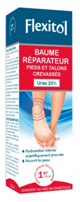 Flexitol Baume Réparateur Pieds et Talons Crevassés Urée 25% 112 g