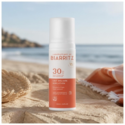 Laboratoires de Biarritz Biologische Zonnemelk SPF30 100 ml