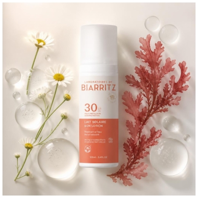 Laboratoires de Biarritz Biologische Zonnemelk SPF30 100 ml