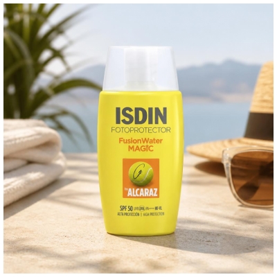 Isdin Fotoprotector Fusion Water Magic Sun Cream SPF50 50 ml Limited Edition By Alcaraz
