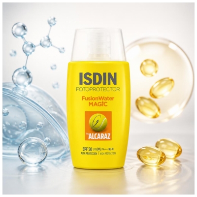 Isdin Fotoprotector Fusion Water Magic Sun Cream SPF50 50 ml Limited Edition By Alcaraz