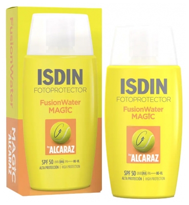 Isdin Fotoprotector Fusion Water Magic Crème Solaire SPF50 50 ml Edition Limitée By Alcaraz