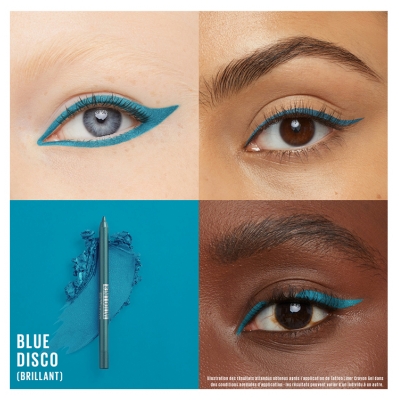 Maybelline New York Tattoo Liner EyeLiner Crayon Gel Taillable 1,3 g - Couleur : 814 Blue Disco