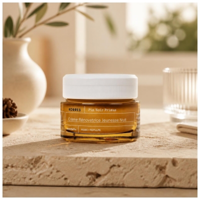 Korres Pin Noir Primus Crème Rénovatrice Jeunesse Nuit 40 ml