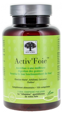 New Nordic Activ'Foie 150 Comprimés