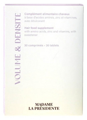 Madame la Présidente Volume & Densité des Cheveux 30 Comprimés