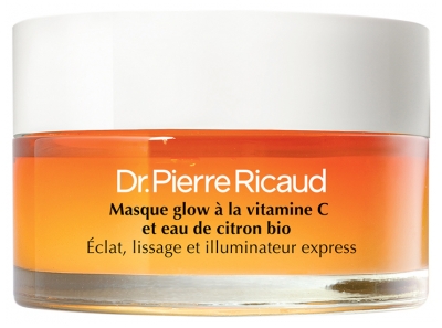 Dr Pierre Ricaud Masque Glow à la Vitamine C et à l'Eau de Citron Bio 50 ml