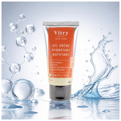 Vitry Men Care Hydraterende Matterende Gel-Crème 50 ml
