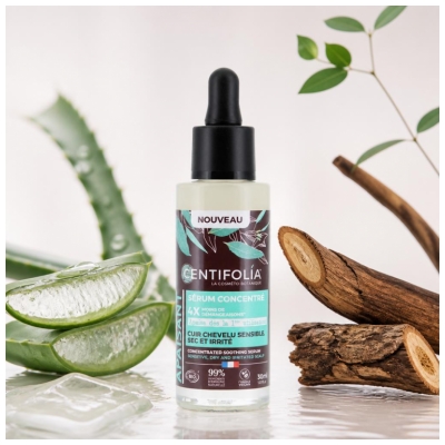 Centifolia Sérum Concentré Cuir Chevelu Sensible Sec et Irrité Bio 30 ml