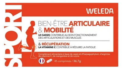 Weleda Bien-Être Articulaire Mobilité & Récupération 45 Comprimés