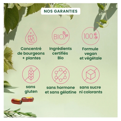 HerbalGem SPM & Confort Prémenstruel Bio 30 Gélules