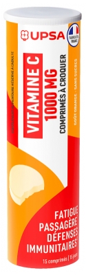 UPSA C Vitamīns 1000 mg 15 Košļājamās tabletes