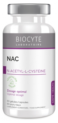 Biocyte NAC N-Acétyl-LCystéine 60 Gélules