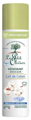 Le Petit Olivier Deodorante Delicato al Latte di Cotone 75 ml